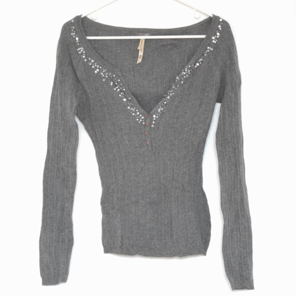 Vintage Aeropostale Long Sleeve Sequin Shirt